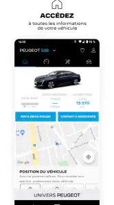 MYPEUGEOT APP screenshot