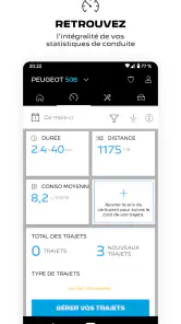 MYPEUGEOT APP screenshot