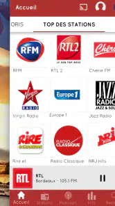 myTuner FM Radio France screenshot