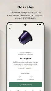Nespresso Store screenshot