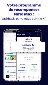 Nirio, services de paiement screenshot