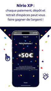 Nirio, services de paiement screenshot