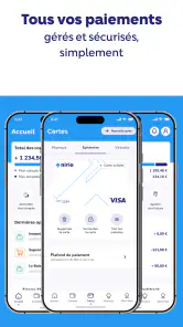 Nirio, services de paiement screenshot