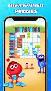 Nonogram Crossing Logic Puzzle screenshot