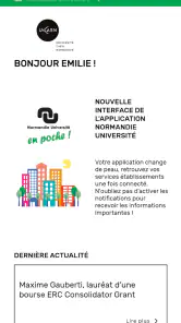 Normandie Université en poche screenshot