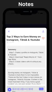 Note AI : basé sur Whisper AI screenshot