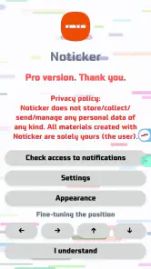 Noticker - Notification Ticker screenshot