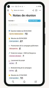Notion : Notes, tâches, IA screenshot