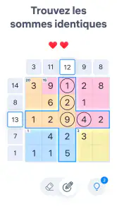 Number Sums – Jeux de chiffres screenshot