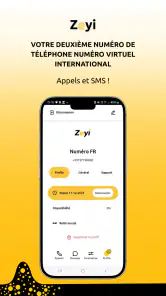 Numéros virtuels & Appels Sms screenshot