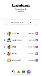 NYT Games: Word, Number, Logic screenshot