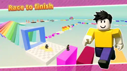 Obby Block World: Craft City screenshot