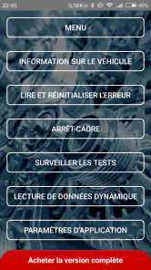 Obd Arny - ELM327 car scanner screenshot