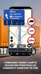 Odysseus GPS Truck Navigation screenshot