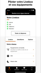 Orange Pro, espace client pro screenshot