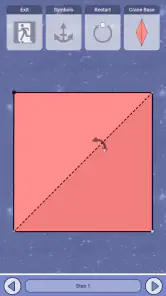 Origami Paper Art - Diagram screenshot