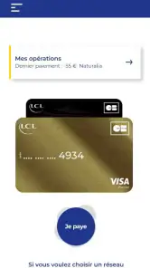 Paiement Mobile LCL screenshot