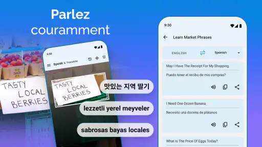 Parler et traduire des langues screenshot
