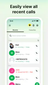Peekora: ID de L'appelant screenshot