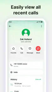 Peekora: ID de L'appelant screenshot