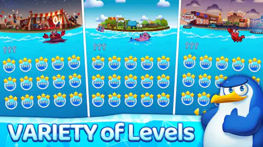 Pengle - Penguin Match 3 screenshot