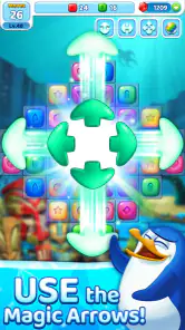 Pengle - Penguin Match 3 screenshot