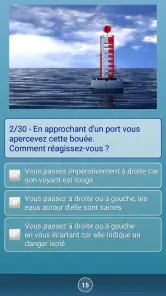 Permis bateau côtier ENF screenshot