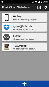 PhotoCloud Frame Slideshow screenshot