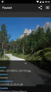 PhotoCloud Frame Slideshow screenshot