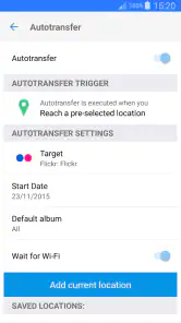 PhotoSync Autotransfer Add-On screenshot