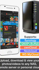 PhotoSync NAS Add-On screenshot