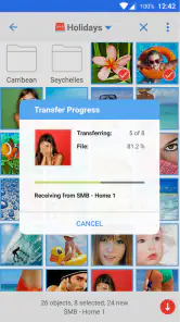 PhotoSync NAS Add-On screenshot