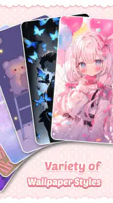 Pink Cute Hippo Thème screenshot