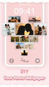 Pink Cute Hippo Thème screenshot