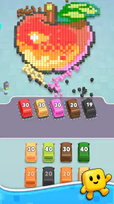 Pixel Drop: Bus Puzzle screenshot