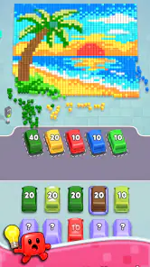 Pixel Drop: Bus Puzzle screenshot