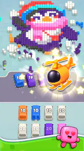 Pixel Drop: Bus Puzzle screenshot