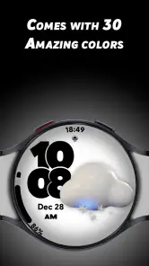Pixel Weather 2 - Watch face screenshot