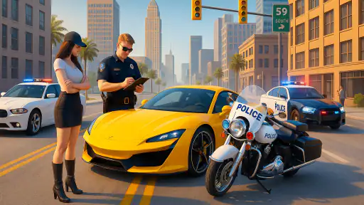 Police Car Chase: police Games screenshot