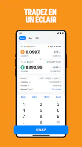 Portefeuille DeFi Bitcoin screenshot