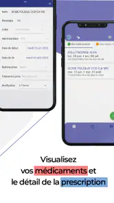 Prescription en ligne screenshot