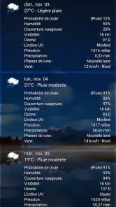 Prévisions météo en temps réel screenshot
