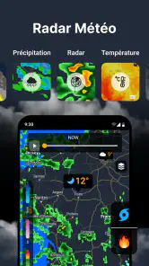 Prévisions météo et radar screenshot
