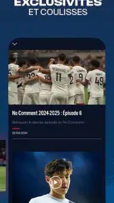 PSG Officiel screenshot