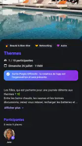 Purple: Amis & Sorties screenshot