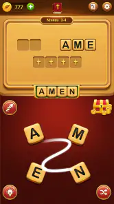 Puzzle de mots biblique screenshot