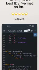 Python Coding Editor & IDE App screenshot