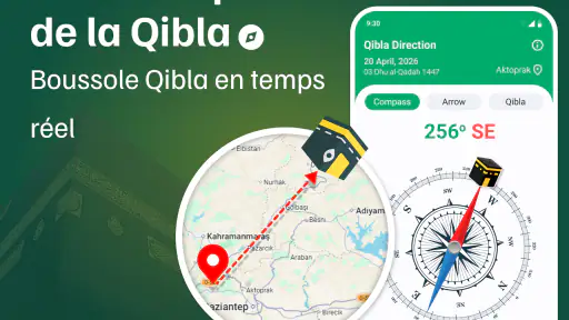 Qibla Finder : Boussole screenshot