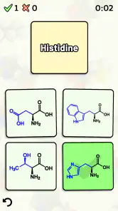 Quiz Acides Aminés screenshot