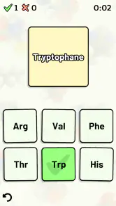 Quiz Acides Aminés screenshot